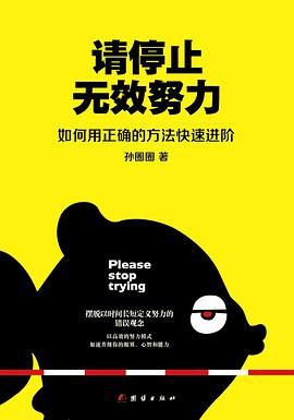 请停止无效努力 封面